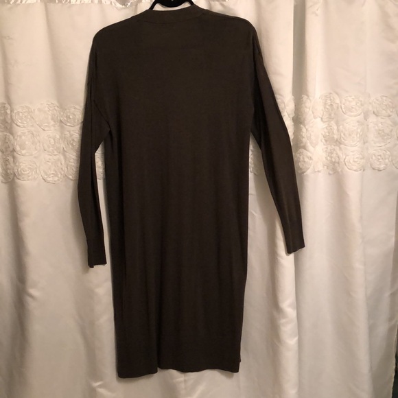 Reitmans long sweater size Small. Khaki green. - Picture 2 of 5